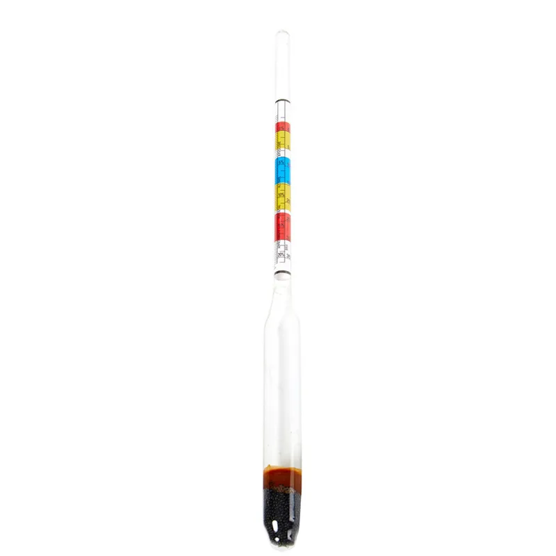 Idrometro a 3 Scale misuratore di zucchero per vino Gravity ABV Tester idrometro a tripla scala per birra fatta in casa test dell\'alcool del sidro