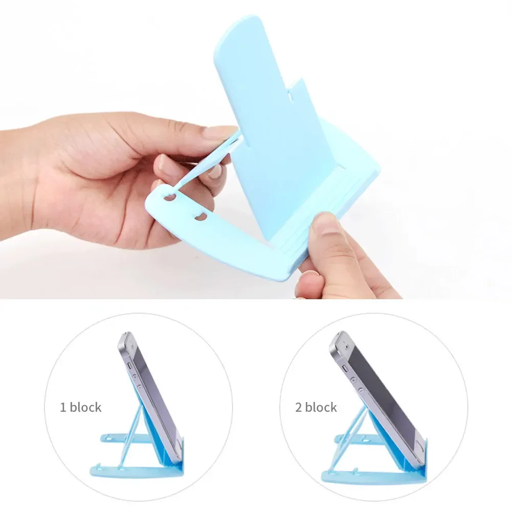 Universal Folding Phone Holder Simple Table Smart Diverces Stand Bracket for Iphone Ipad Tablet Portable Foldable Phone Holder