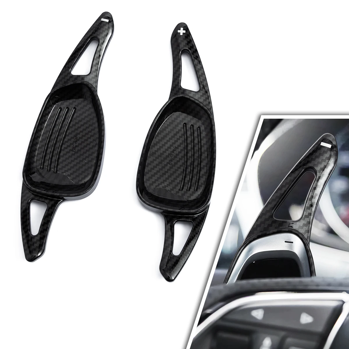 Steering Wheel Paddle Shifter Extension Trims Accessories For Audi RS3 RS4 RS5 RS6 RS7 RS Q3 Cupra Formentor Ateca Leon