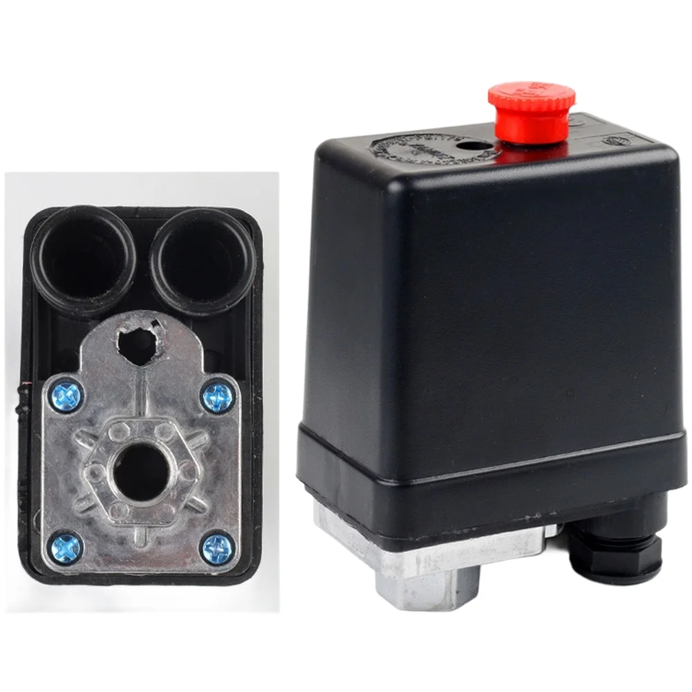 

Oil-less Air Pressure Switch For Compressor Pressure Control Red 0.4-0.7MPa Pressure Range For Air Compressors