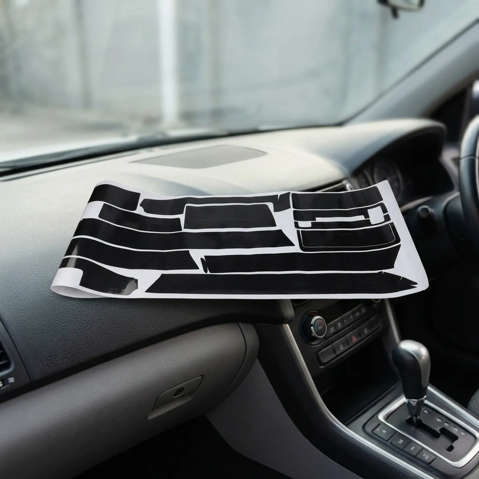 For Dash Wrap Trim for BMW E46 Interior Enhancement Made of for Carbon Fiber Texture Vinyl 1998-2005 Left Hand Drive