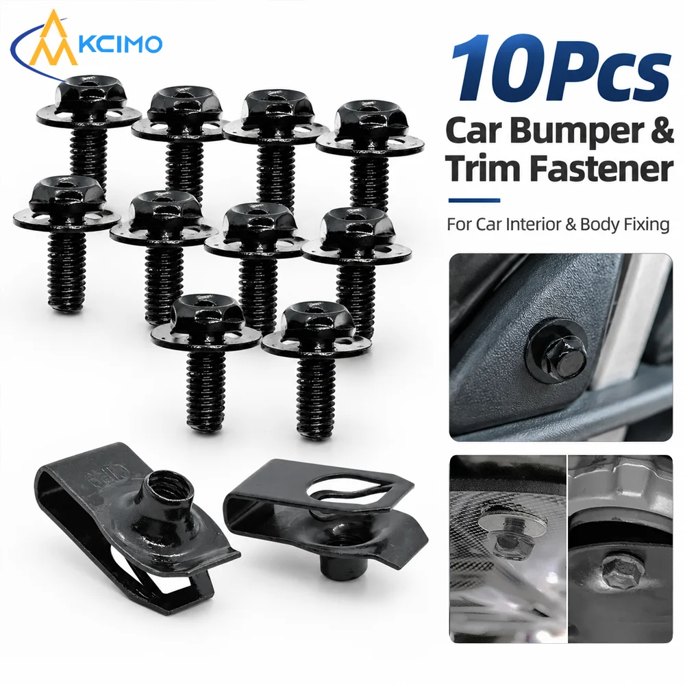 Nuts Mix - 10Pcs M6 U-Bolt & Nut Set,