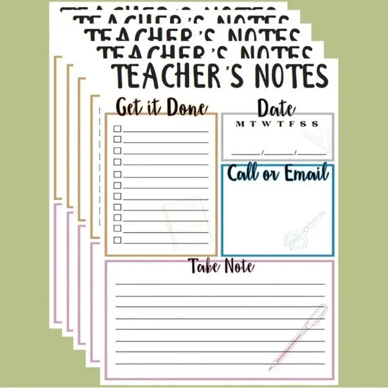 D0UA 50 листов учитель учитель для учителя для списка ноутбуков.