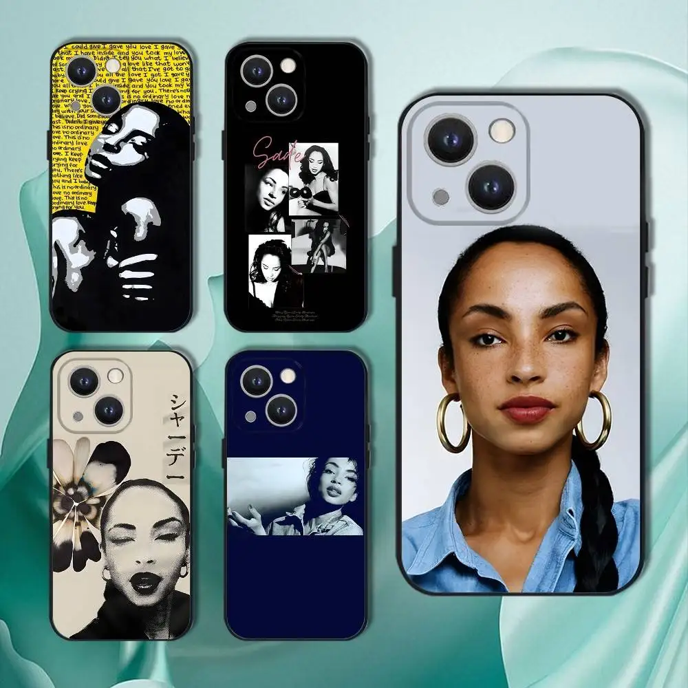 

S-Sade Adu Love Deluxe Phone Case For iPhone 17,16,15,14,13,12,11,Pro,XS,Max,XR,Plus,E,SE4,Mini Black Soft Cover