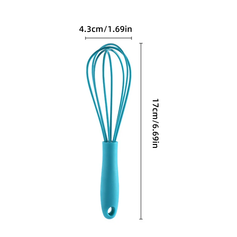 Mini Silicone Egg Must Be Durable Hand-Held Whipping Cream Foam Machine Anti-Skid Mixer Egg Must Kitchen Accessories