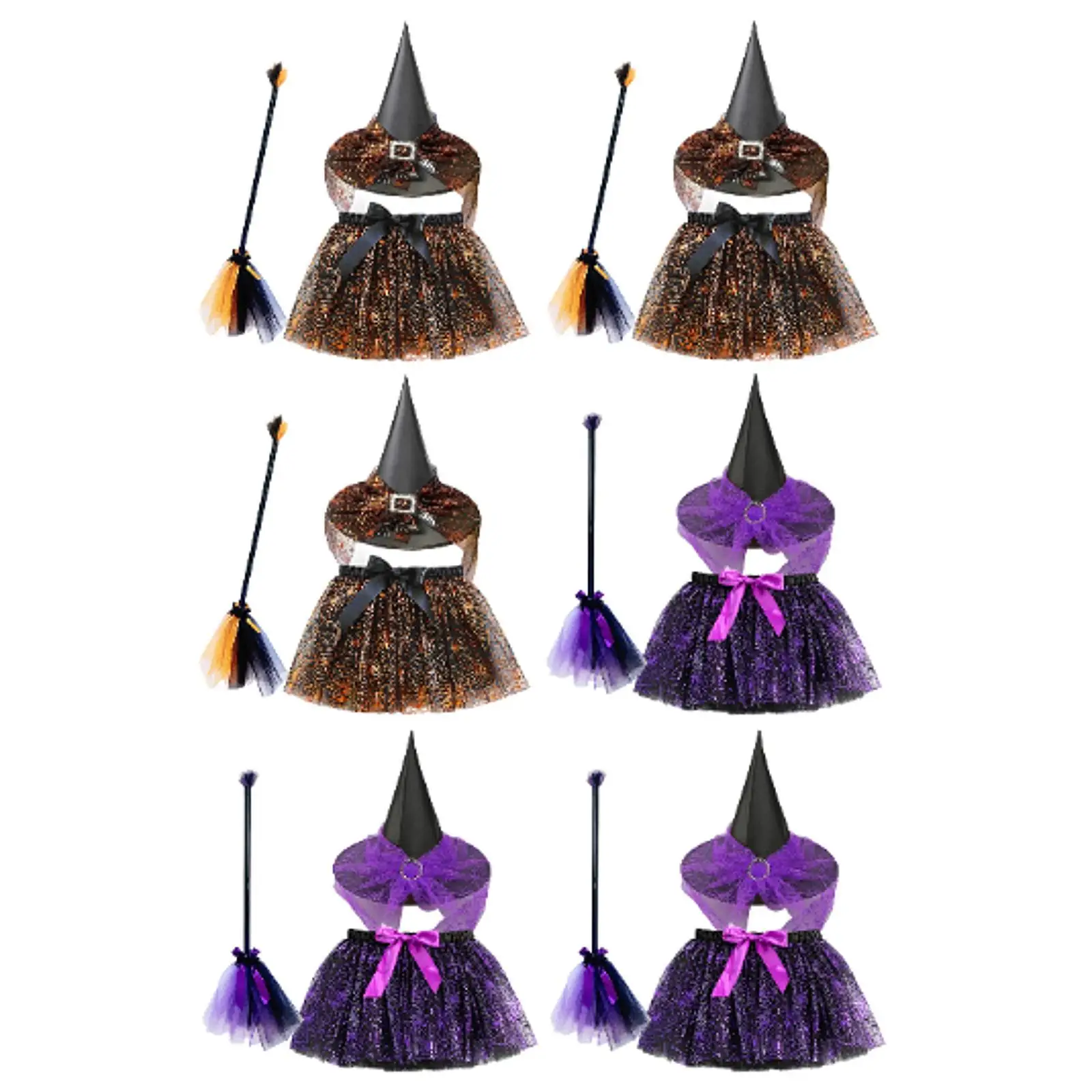 

Halloween Witch Costume for Girls Fancy Dress Funny Kids Halloween Costume