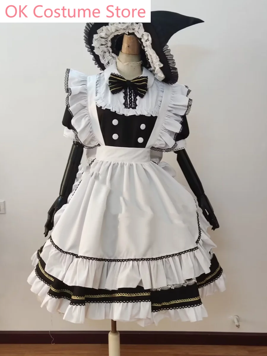 Touhou Project Kirisame Marisa Dress Cosplay Costume Cos Game Anime Party Uniform Hallowen Play Role Clothes Clothing