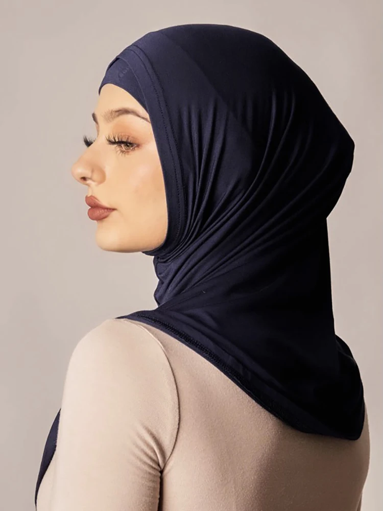 Islamic Modal Black Hijab Abaya Hijabs For Woman Abayas Jersey Hijab Scarf Muslim Dress Women Turbans Turban Instant Head Wrap