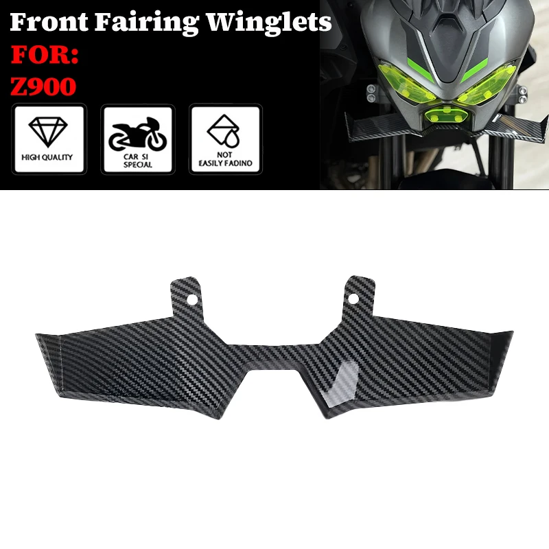 

Для мотоцикла Z900 2025-2026: Комплект аэродинамических накладок на передний обтекатель (крылья) для защиты Z900 2025