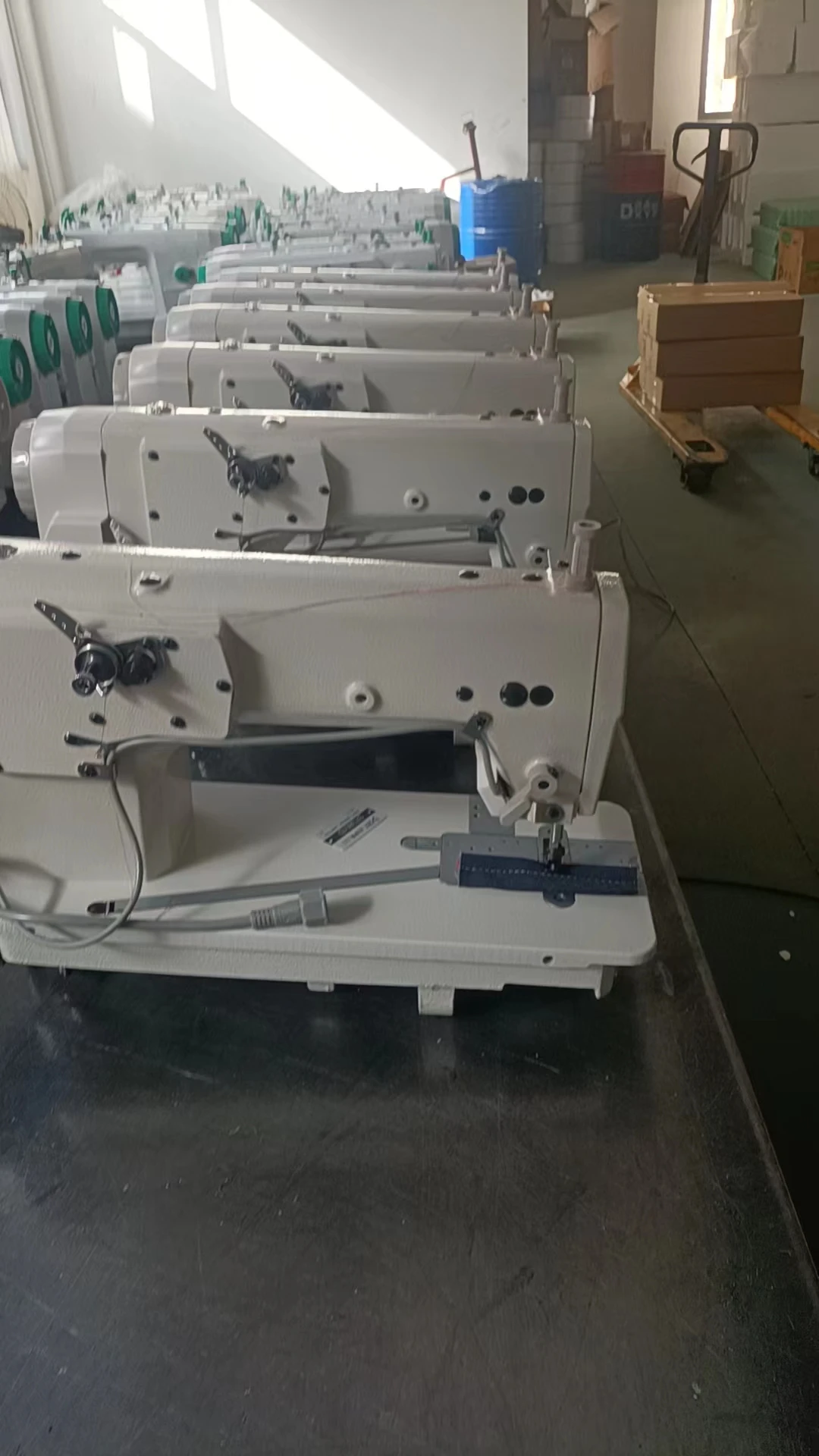 Single Needle Lock Stitch Flat-Bed Manual High-Speed Motor Industrial Sewing Machine New
