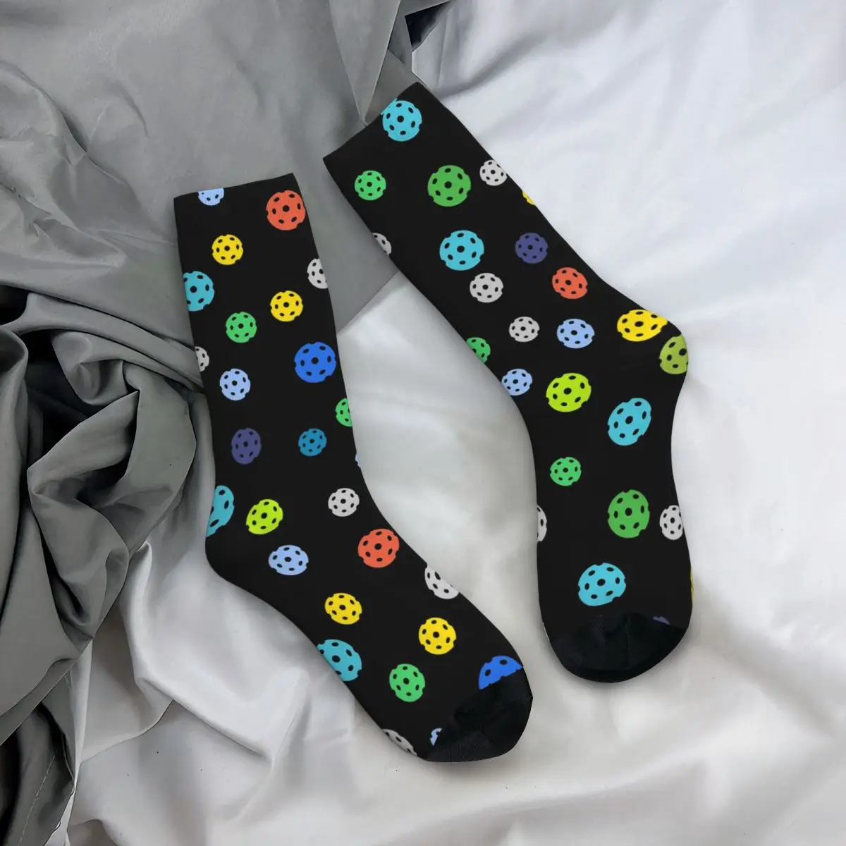 Pickle Ball Socks Colorful Print Kawaii Stockings Autumn Non Slip Couple Socks High Quality Graphic Climbing Socks