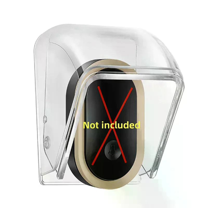 

1 шт., беспроводной непромокаемый дверной звонок, уличный прозрачный дверной звонок, дверной звонок, дождевик, аксессуары «сделай сам»