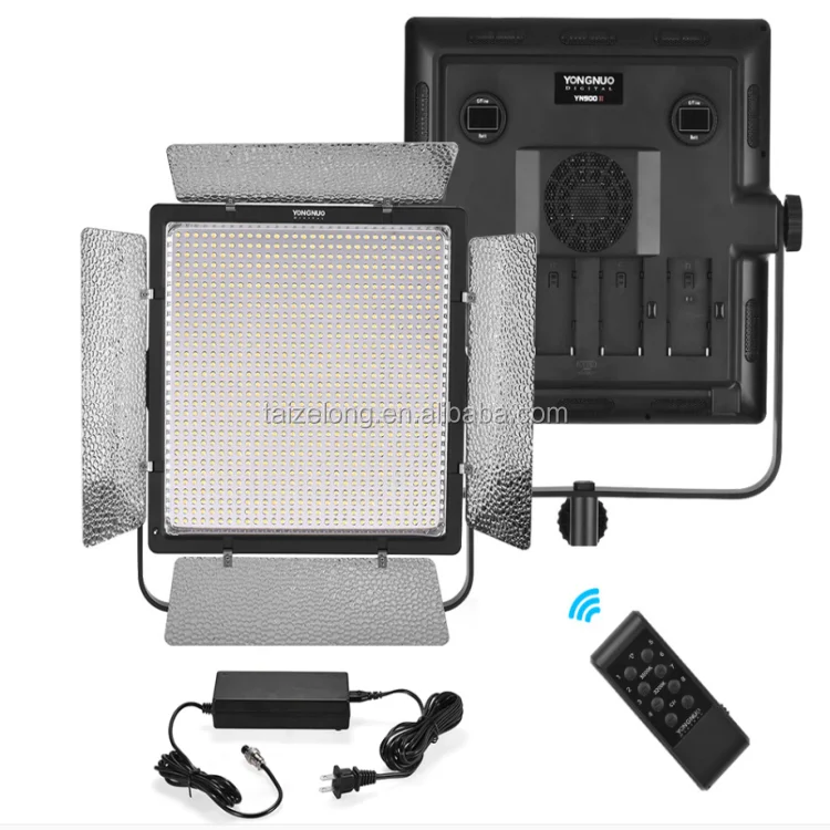 

Yongnuo YN900II LED Panel Video Light With Adjustable Color Temperature 3200K-5500K Photography Lamp For TikTok Makeup Vlog