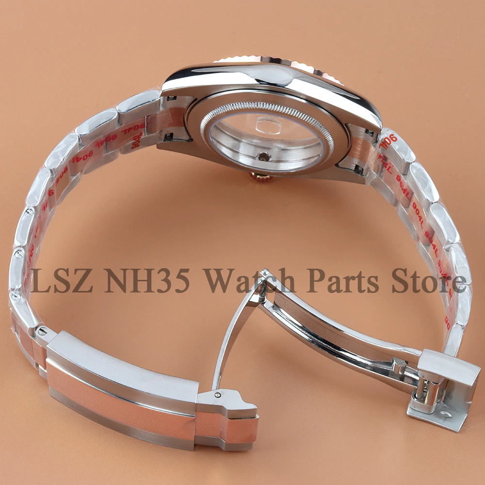 Корпус для часов с плоской/шестерней, высокое качество, 36/39 мм, подходит для механизма NH35, NH36, водонепроницаемый ремешок для часов Oyster/Jubilee, корпус из нержавеющей стали