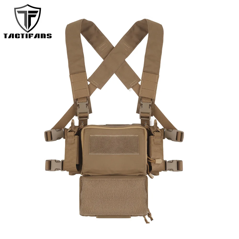 Tactical D3CRM Chest Rig Mini Chassis Dump Pouch X Harness M4 5.56 Magazine Pouch CS Wargame Paintball Hunting Vest