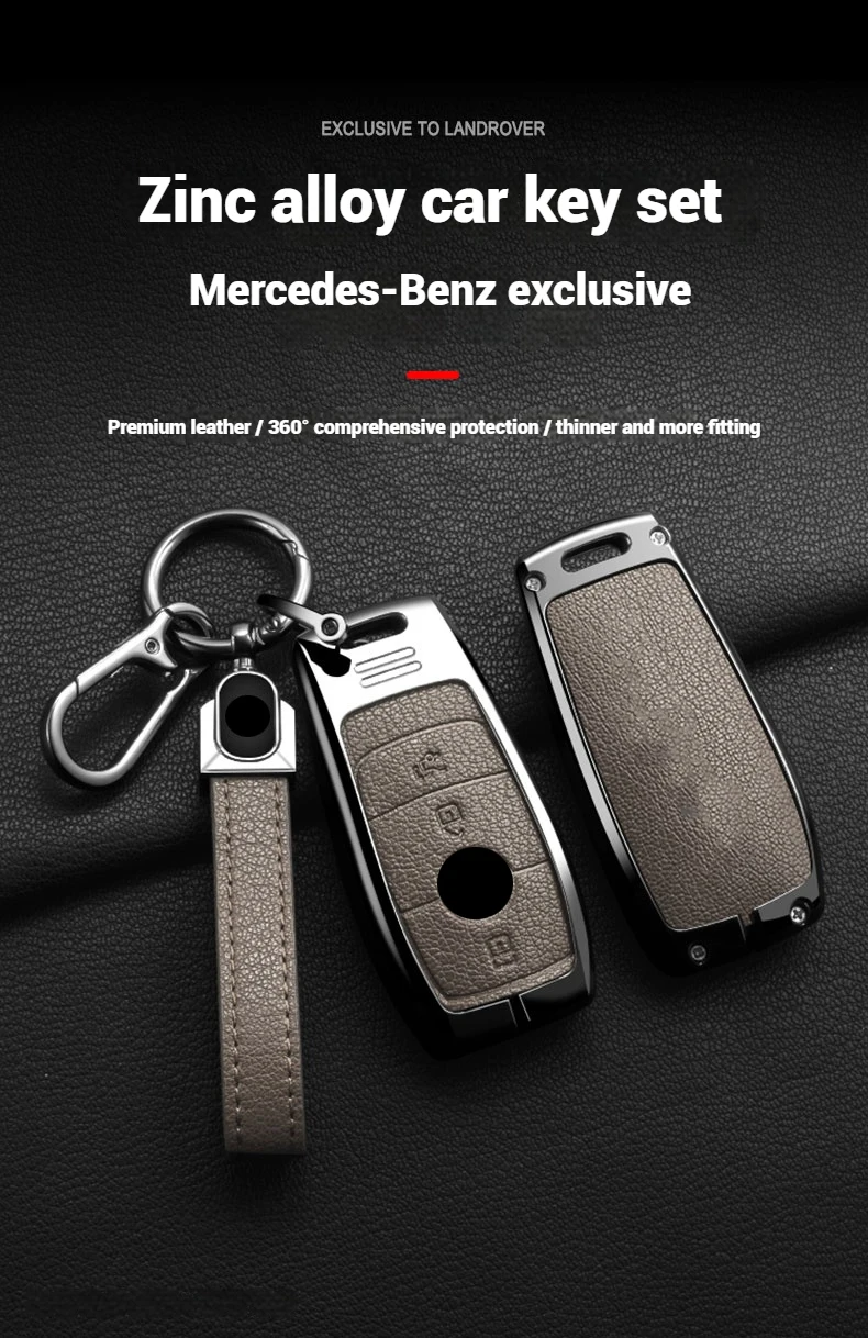 Passende Zinklegierung Autoschlüsselhülle für Mercedes Benz 2022 C S Klasse W206 W223 S350 C260 C300 S400 S450 S500 Zubehör – Detail 3