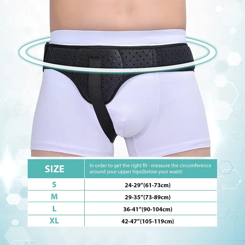 Abdominal Belt Men Inguinal Support Truss Belt Adjustable Groin Straps Abdominal Support Binder Unilateral Waist Strap Guard Man