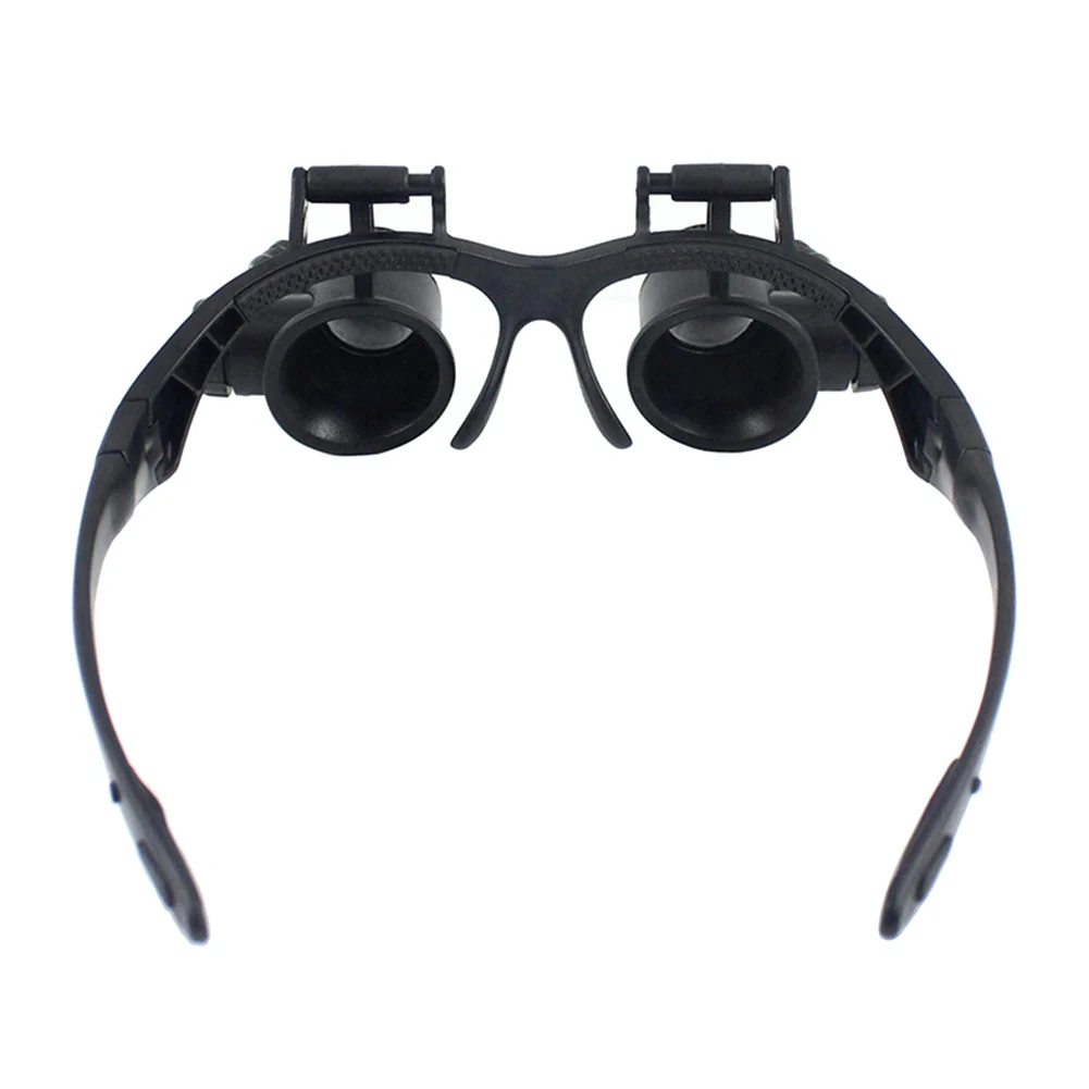 

Magnifier Headband Eyewear Loupe Repair Helmet Head Wearing Magnifier Glasses with LED Observation Headband Eyewear