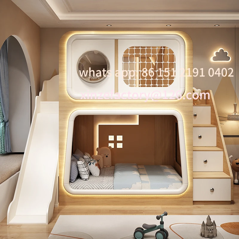 

Customizable Capsule Children's Upper and Lower Bed Double Deck