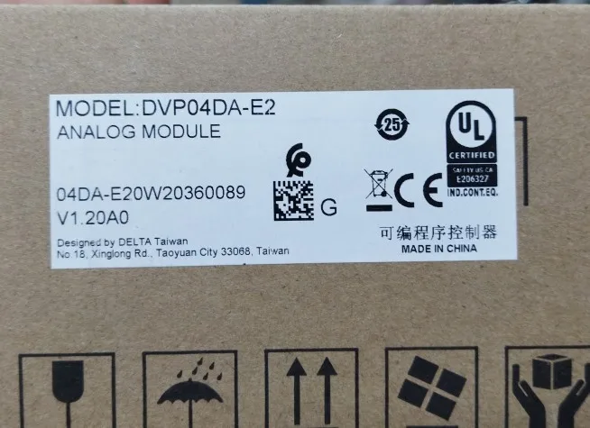 DVP04DA-E2 Delta ES2 Analog Module Original Genuine Brand New Spot