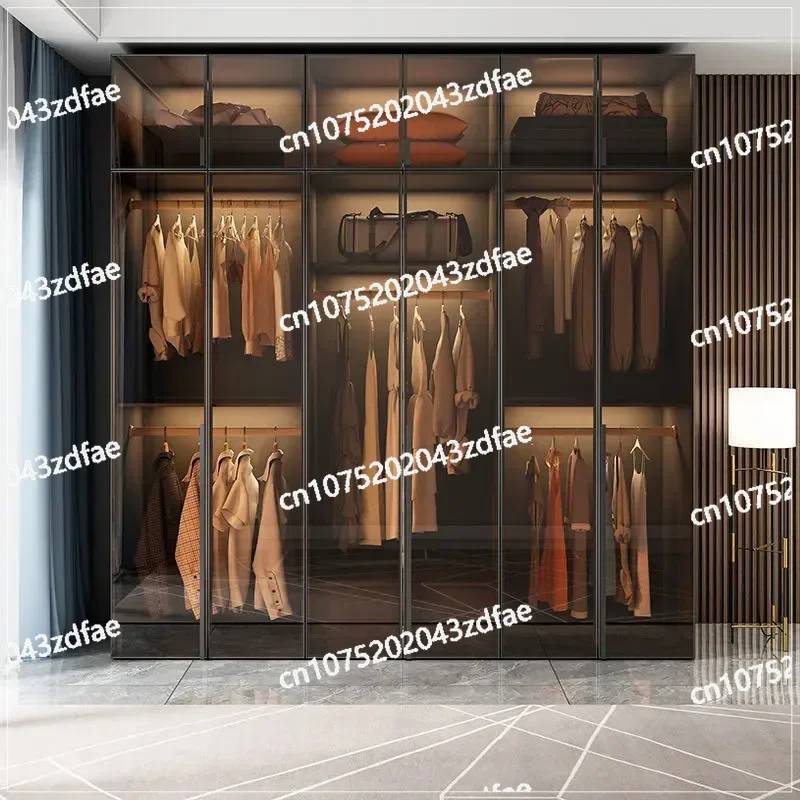 Women's Wardrobe Drawers, Simple Modern Hangers, Track Wardrobes, Glass Sliding Doors, Unique Home Furniture