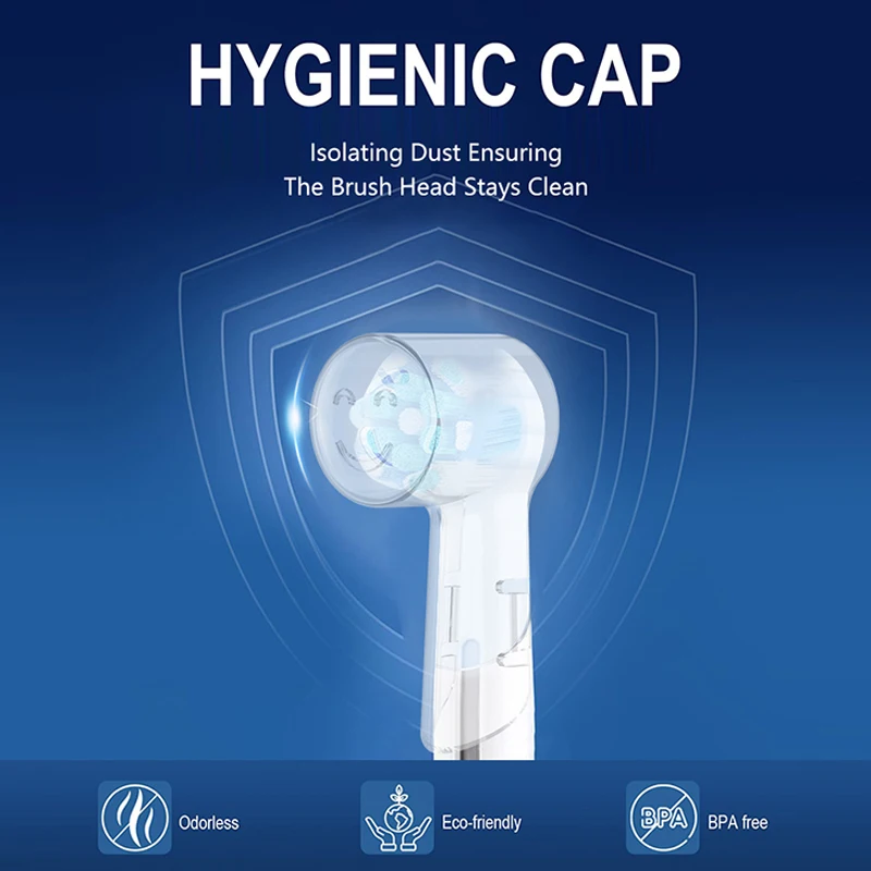 Electric Toothbrush Covers Caps Protective Toothbrush Head Cover Cap Compatible with Oral B Replacement Round Heads,10PCS