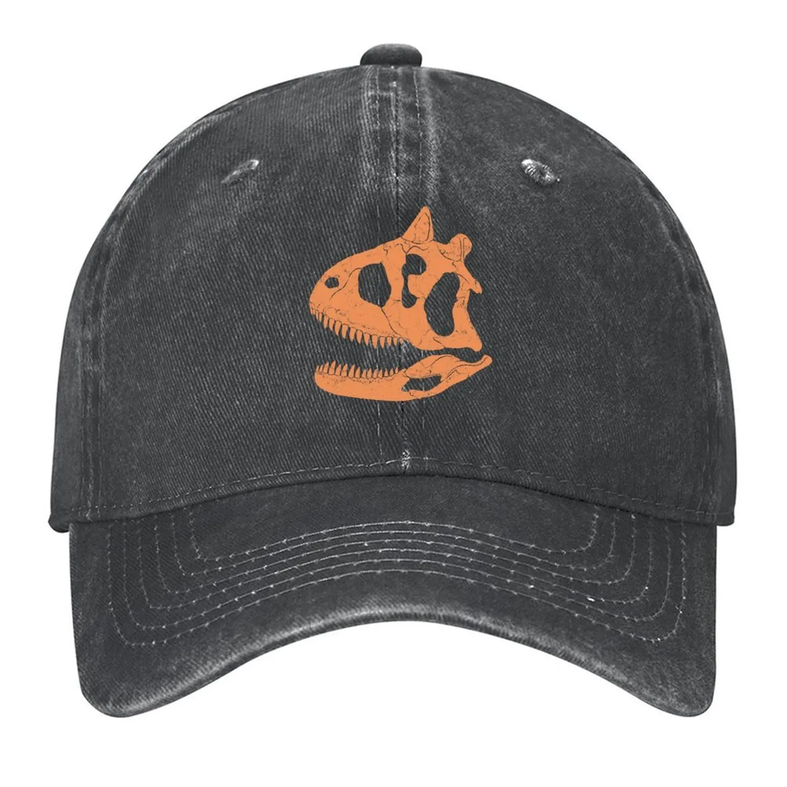 

Carnotaurus fossil skull Baseball Cap Wild Ball Hat Rugby Fashion Beach Luxury Man Hat Hats For Men Women's