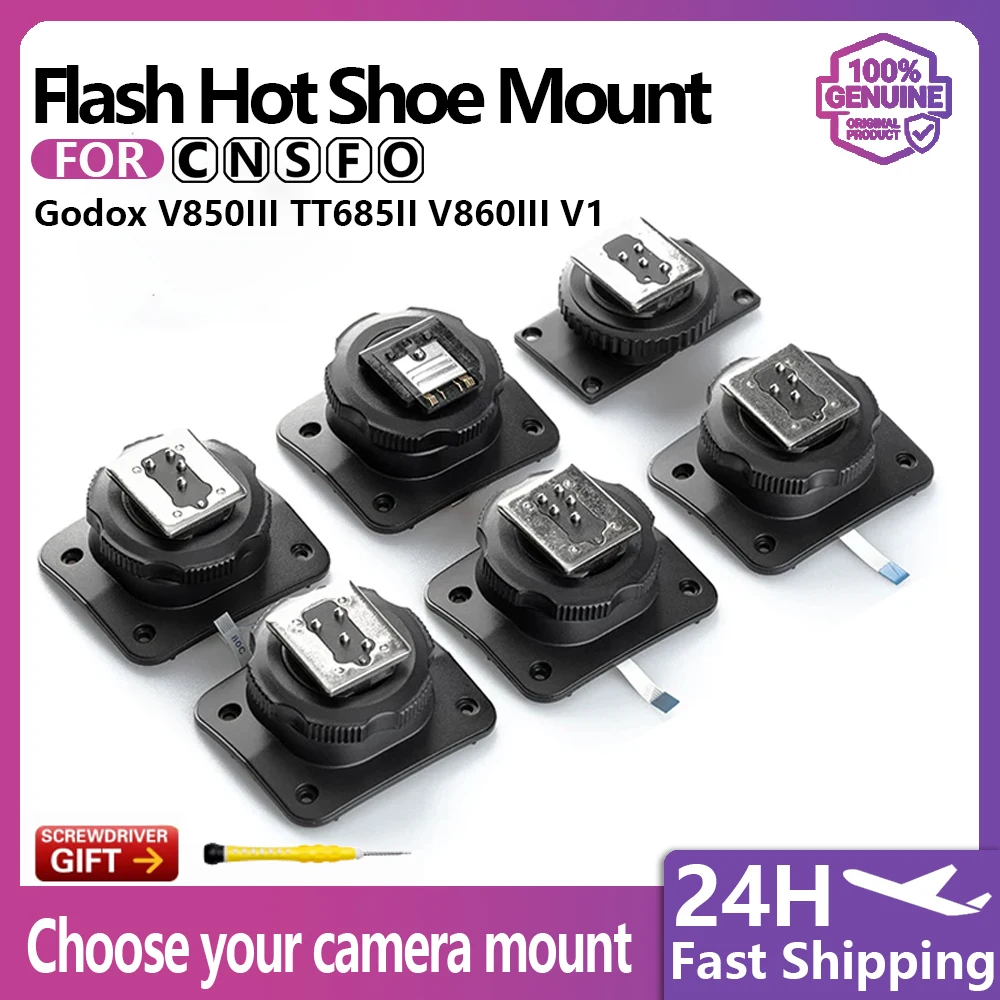 Replacement Hot Shoe Foot Assembly for Godox V850III V1 V860III TT685II Flash Speedlite