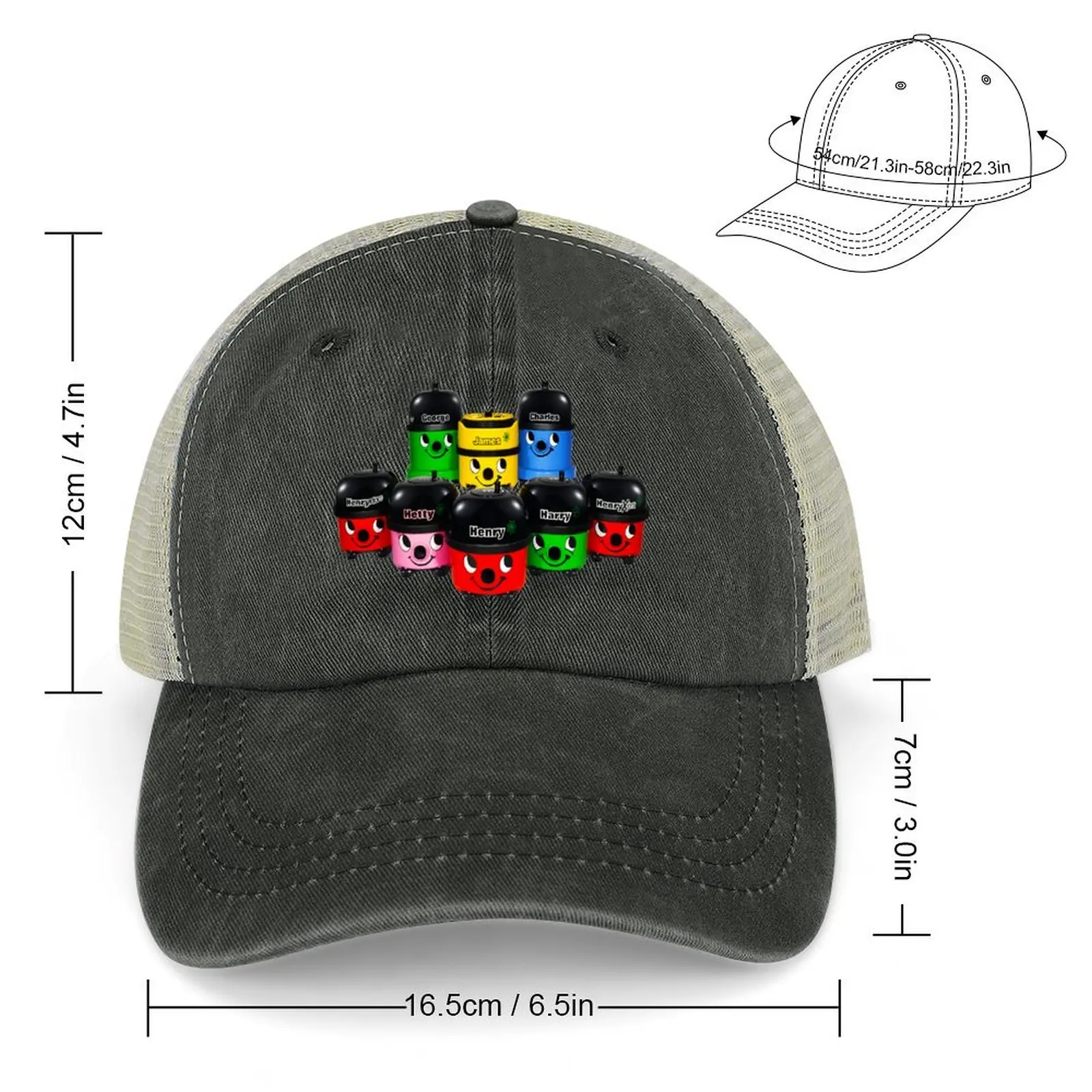 Henry Hoover and Friends Cowboy Hat Cosplay Big Size Hat Woman Men's