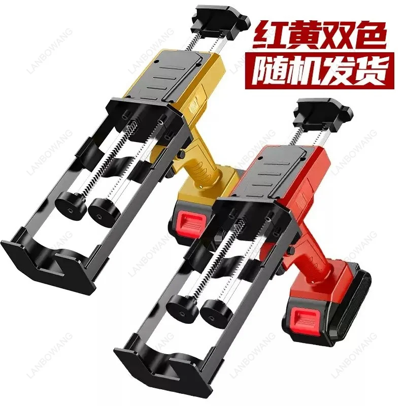 21V Cordless Grout Gun, Dual Tube Automatic Electric Caulk Tool for Tile Joint, Rechargeable Lithium Battery Injector