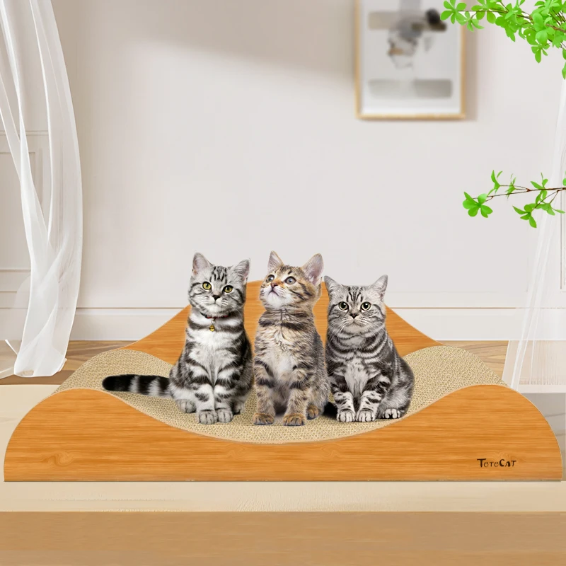 Cat Scratcher Couch Large Cats Scratch Sofa Bed Scratching Board for Indoor Cats Kitten Cardboard Scratch Lounge