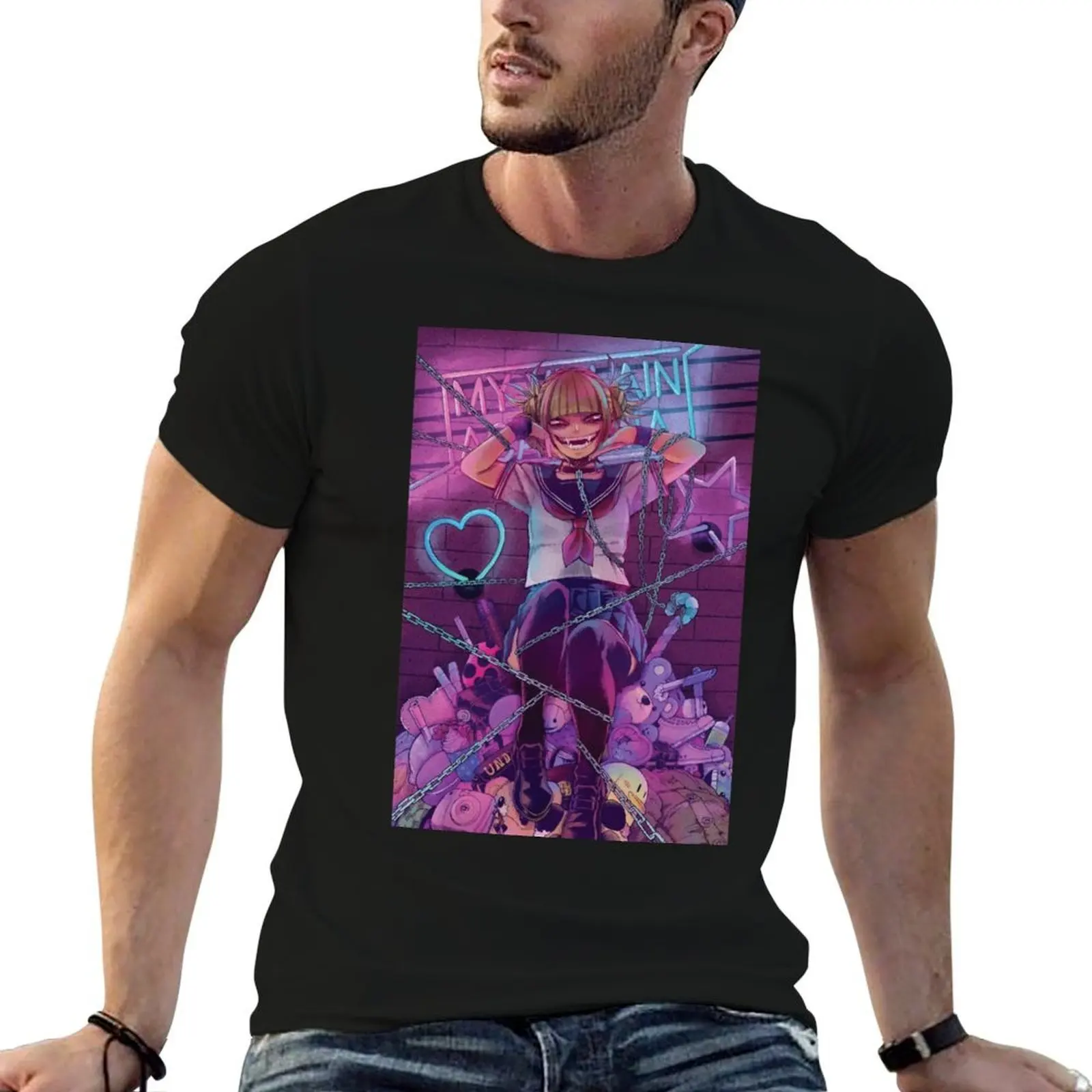 Himiko Toga smile T-Shirt Durable Work Wear T-Shirt