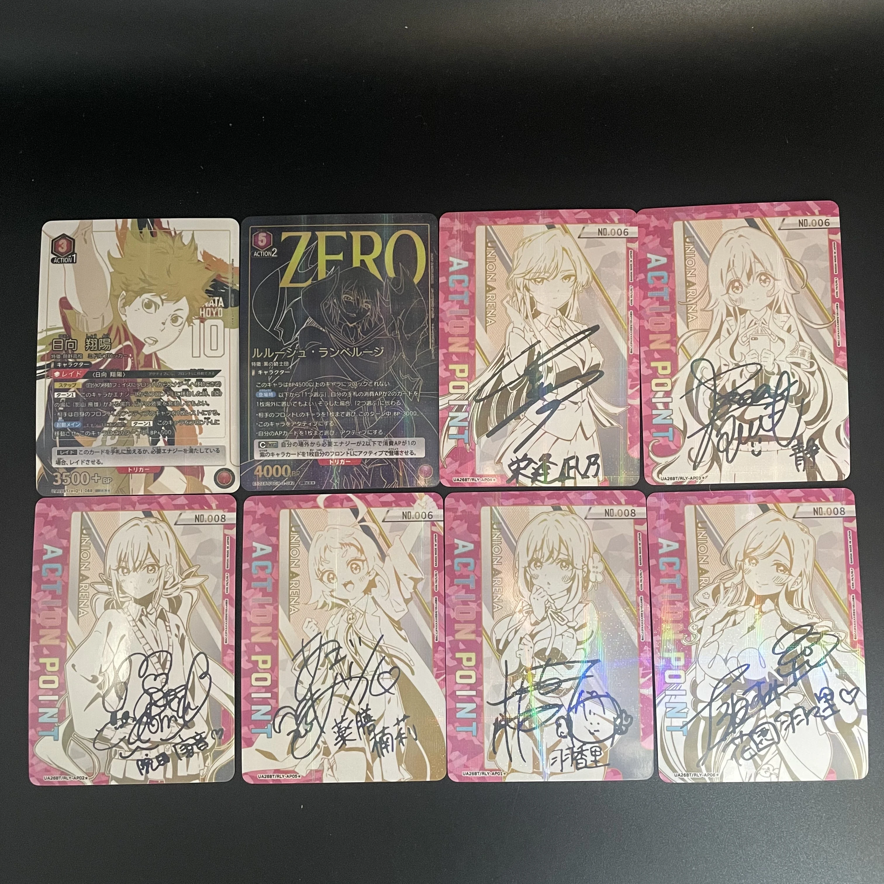 1PCS Self-Made DIY UA WS Bandage-style Holographic Card Ichigo Kurosaki Orihime Inoue Asuna Hanazono Color Holo Collection Card