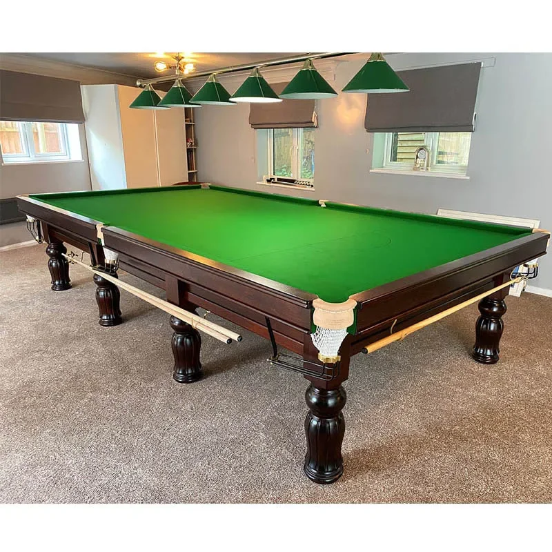Professional Championship 12-foot snooker table with steel block and heater