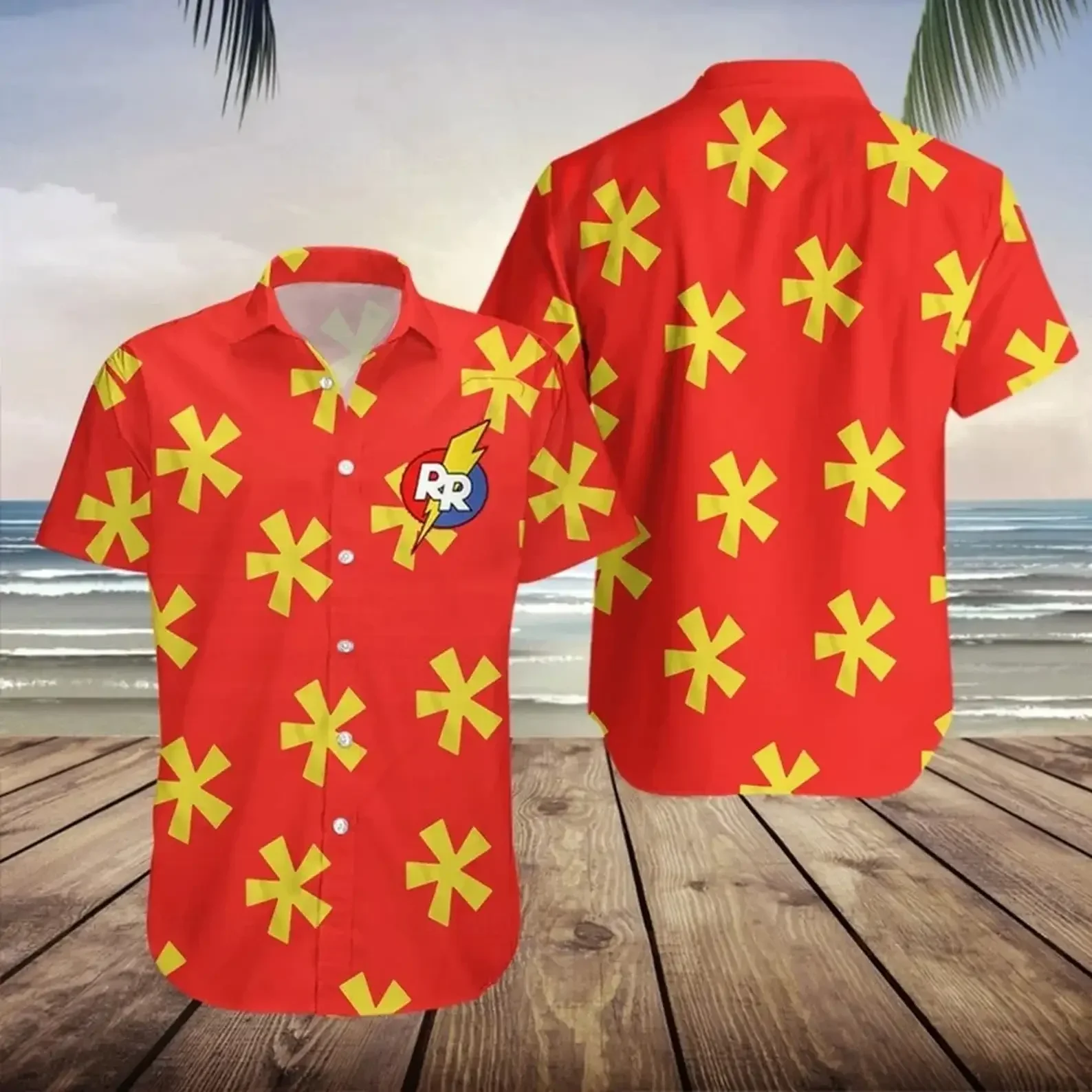 2024 Chip N Dale Tropical Hawaiian Fashion Summer Short Sleeve Shirt Disney Chip And Dale Hawaiian Shirt Beach Button Down Shirt