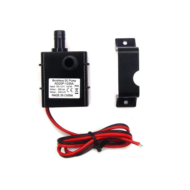 DC 12V Portable Electric Pump Water Cooling Silent Submersible Pump Waterproof Centrifugal Pump Home Garden Outdoor Tool
