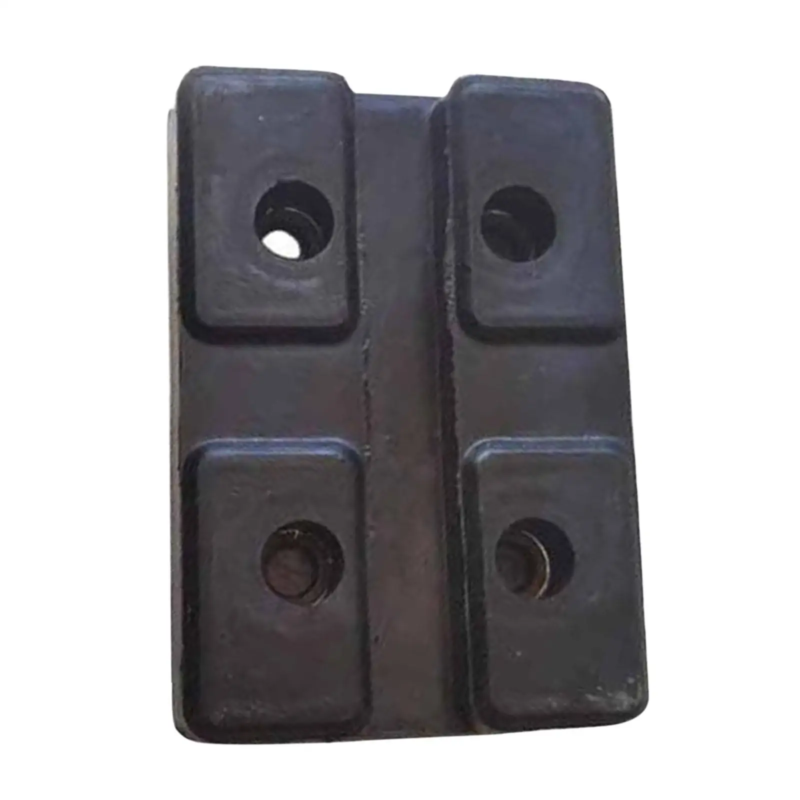 Heavy Duty Rubber Lift Arm Pads Sturdy Car Lift Accessories Rectangular Auto Hoist Wear Resistant for Automotive Workshop