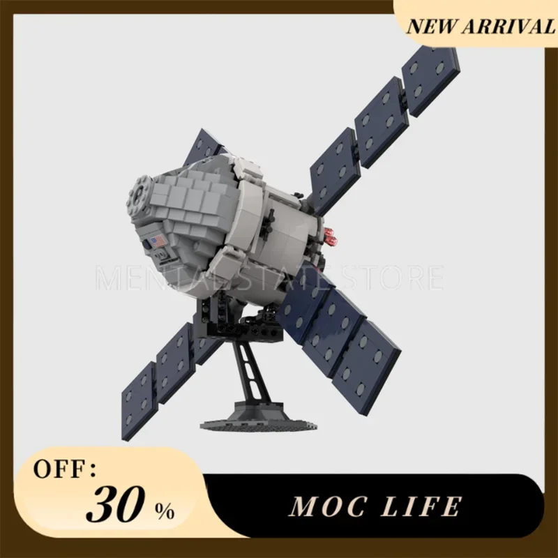 NEW 639PCS Customized MOC Universe Orion Spacecraft Building Blocks Technology Bricks DIY Creative Assembly Toys Holiday Gifts