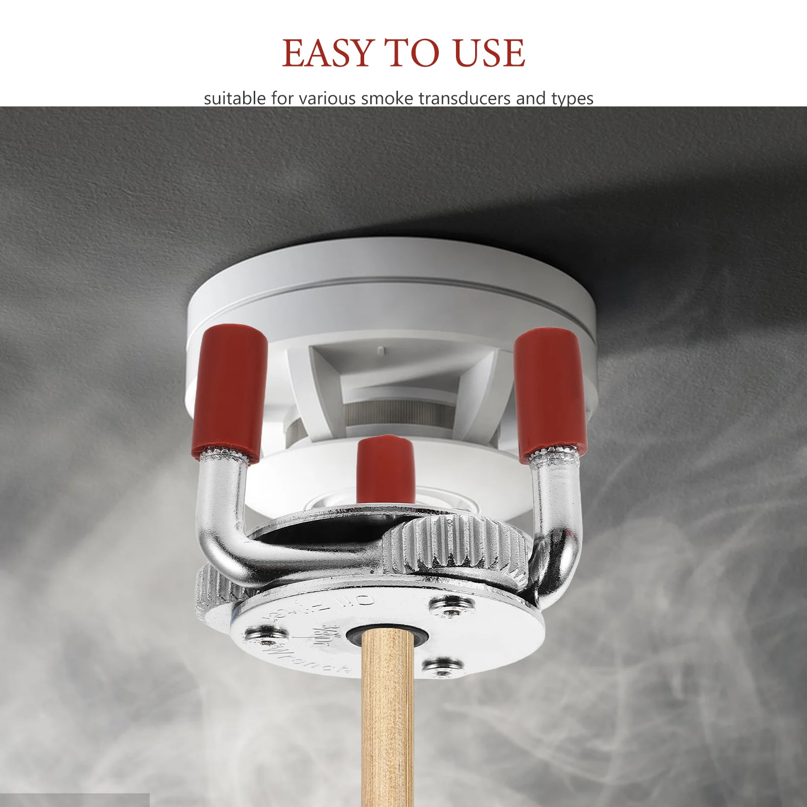 Smoke Transducer Removal Tool Aluminum Alloy Detachable Head For Sensor Disassembly Maintenance Transducer Head Disassembler