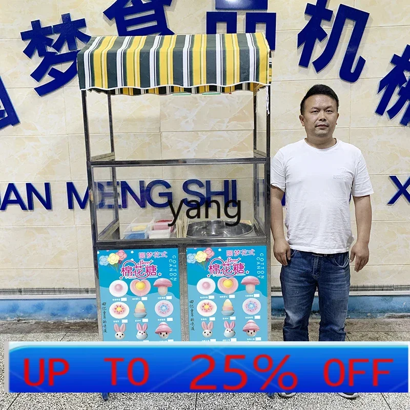 CX  folding cart Commercial stainless steel portable foldable two-layer multi-functional simple dining car