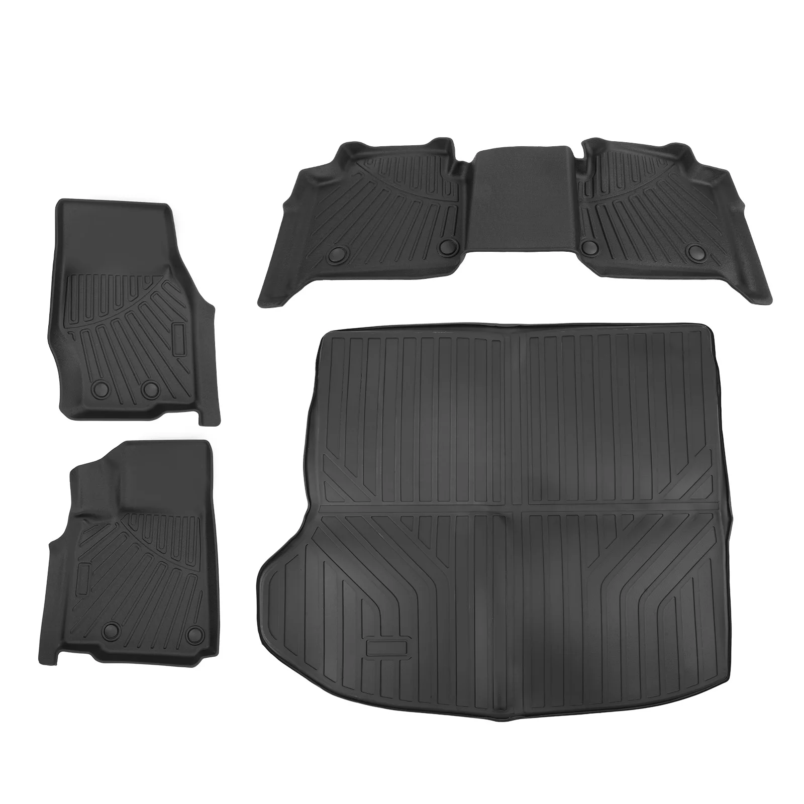 

Waterproof TPE Floor Mats for Jeep Grand Cherokee 2022-2025 Black Car Mat