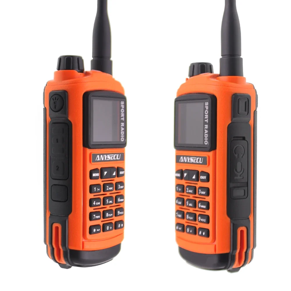 بيع Anysecu AC-580 لاسلكي لاسلكي تخاطب راديو رياضي احترافي 5 واط محطة راديو VHF136-174 ميجا هرتز UHF 400-520 ميجا هرتز #4