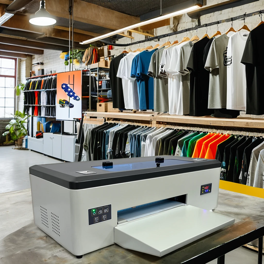 Erasmart L1800 A3 Size T-shirt Printing Machine DTF Printer Machine For Textile Products Heat Transfer Roll PET Film DTF Printer