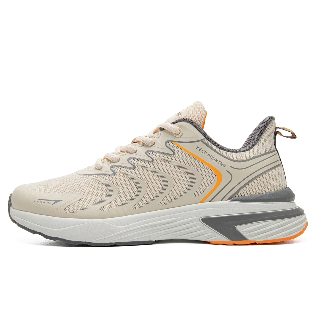 

Baasploa New Men's Sports Running Shoes Lightweight Mesh Breathable Sport Shoes Fashion Comfort Casual Sneakers Non-slip