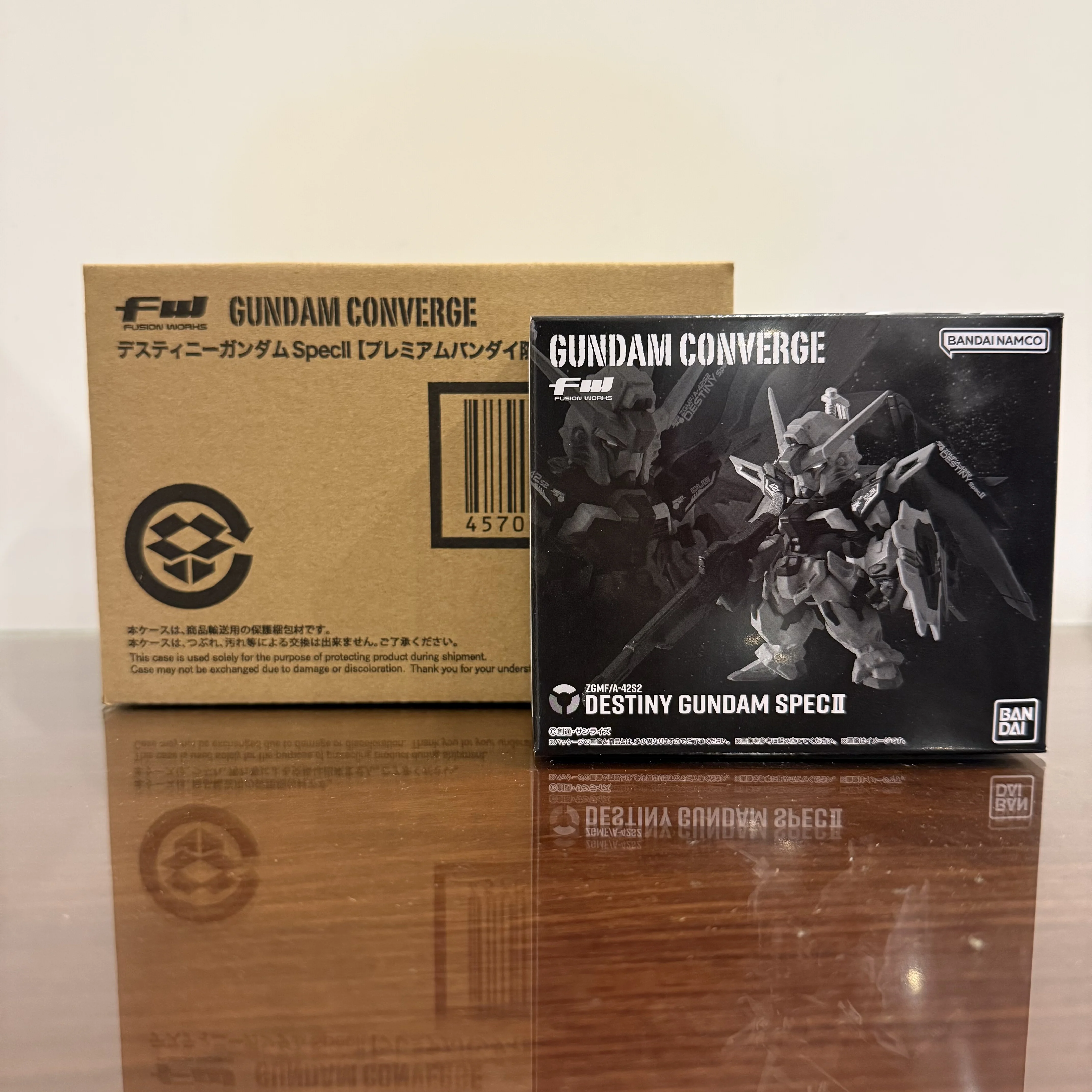 

Оригинальная фигурка Bandai Shokugan FW CONVERGE DESTINY GUNDAM SPECII & ZEUS SILHOUETTE, аниме-фигурка, модель, игрушка, подарок для детей, мальчиков