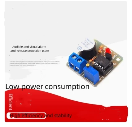 9V 12V Battery Anti-Over-Discharge Protection Board dengan Alarm Suara dan Lampu Anti-Lebih dari-Discharge Protection Module