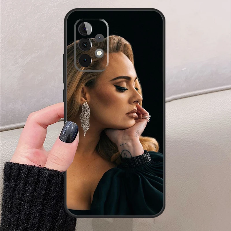 Adele Adkins Case For Samsung Galaxy A54 A34 A24 A14 A51 A71 A12 A22 A32 A42 A52 A13 A23 A33 A53 Coque