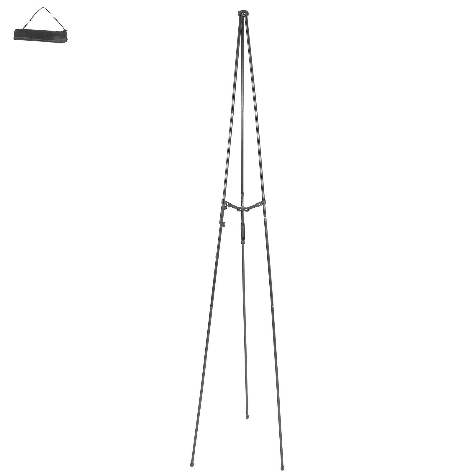 

Metal Tripod Easel Stand Collapsible Portable Adjustable Height For Painting Display Outdoor Sketching Indoor Use Folding