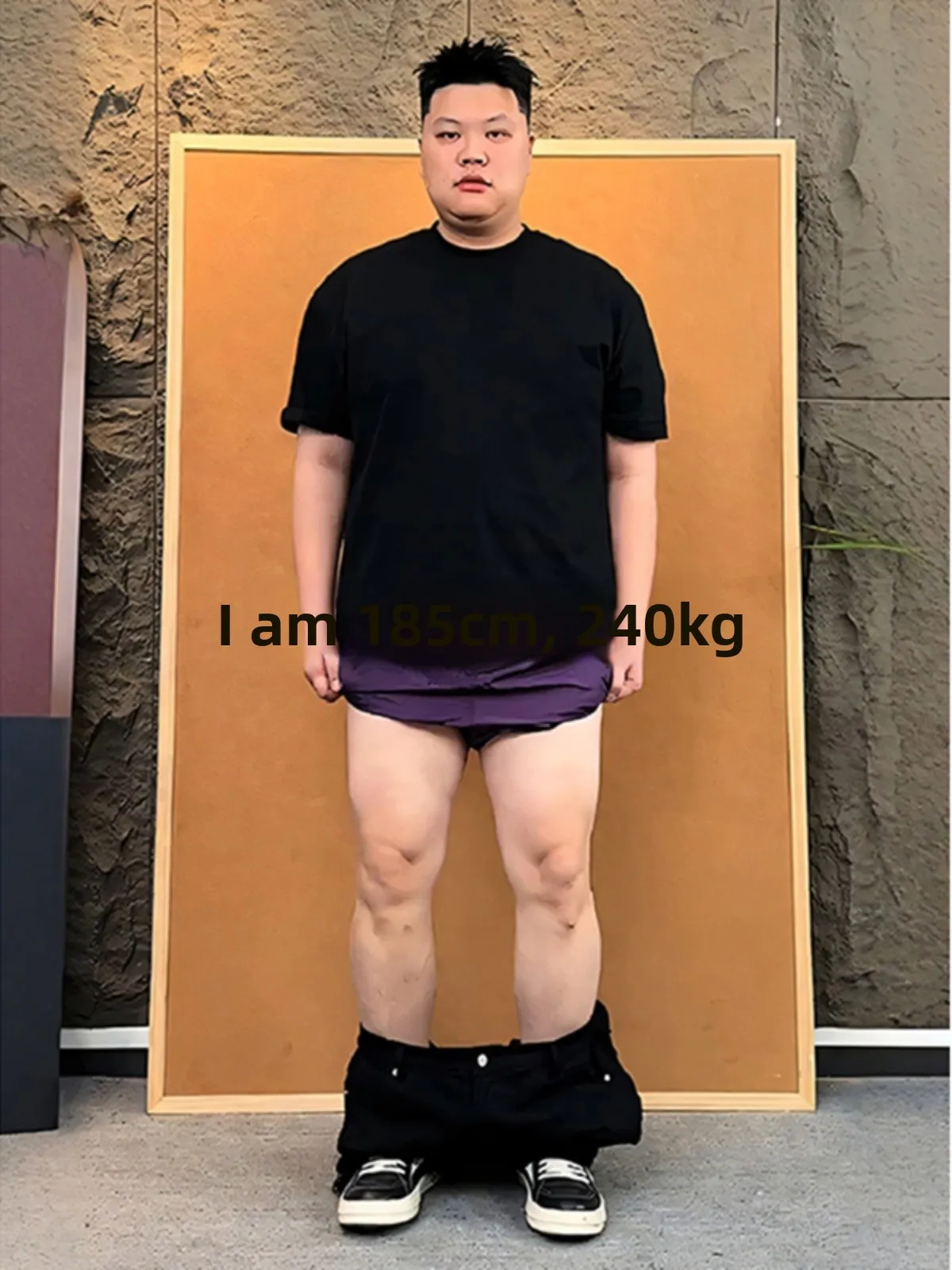 Slim Fit Large Size Jeans Knife Straight Leg Bootcut Pants High Waist Thi Butt Illusory Taller Youth Faion Jeans