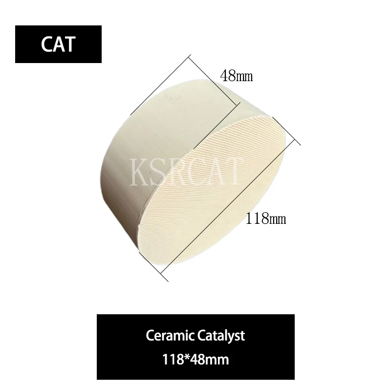 

Новое поступление, фильтр каталитического нейтрализатора Euro 4, 118*48 мм, керамический сотовый катализатор, очистка выхлопных газов
